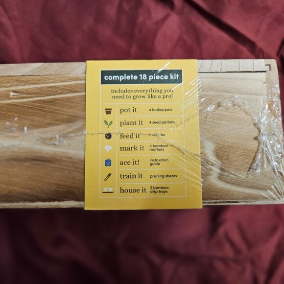 Bonsai Starter Kit DELUXE Tree Growing Gardening Gift 18 Piece Set SEALED - Picture 3 of 6